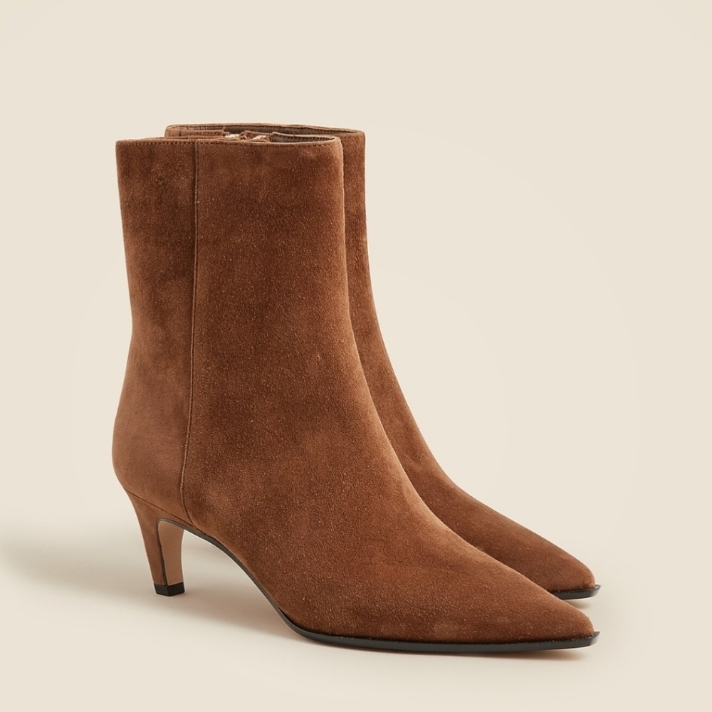 New! J. Crew New Stevie Ankle Boots in Suede